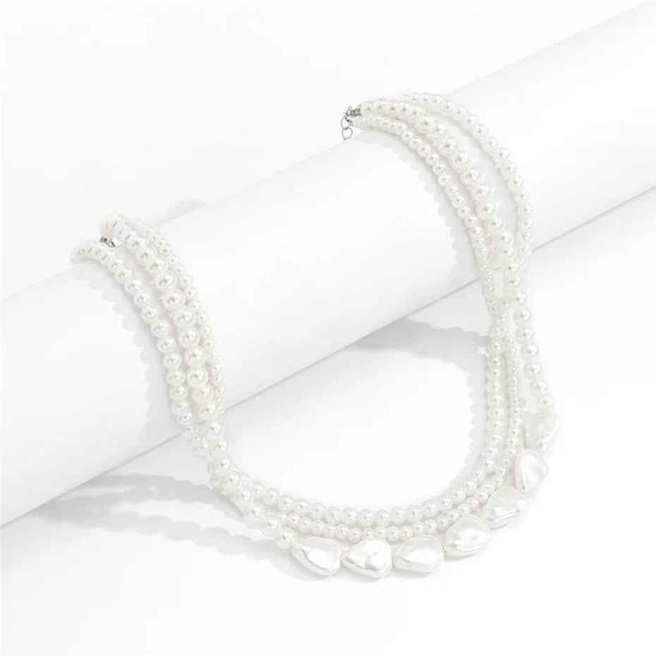 Irene Multilayer Pearl Necklace