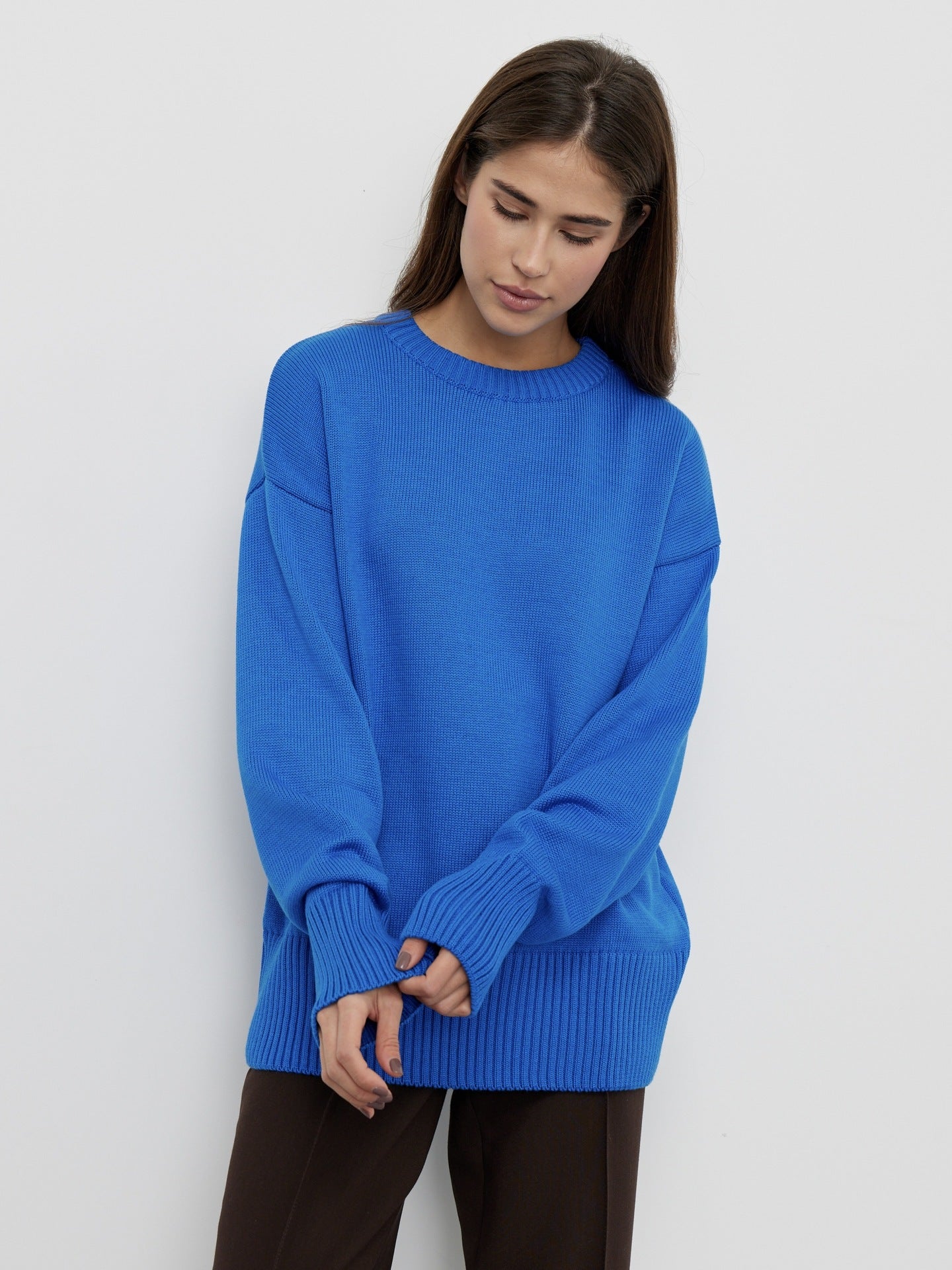 Wendy O Neck Oversized Casual Women Sweater