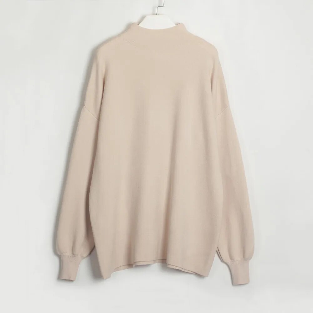 Carmen Long Sleeve Solid Women Sweater