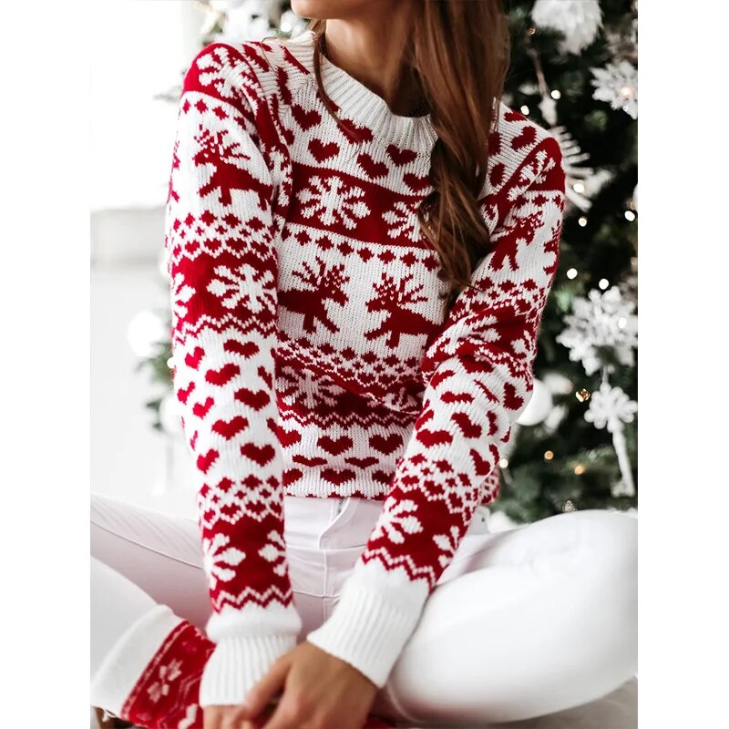 Lucy Knit Long Sleeve Women Sweater