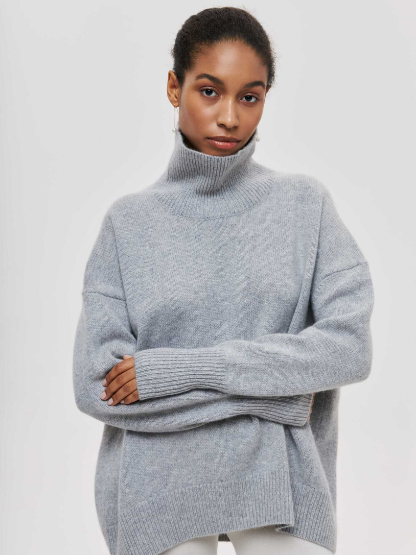 Monica Turtleneck Oversized Casual Women Sweater