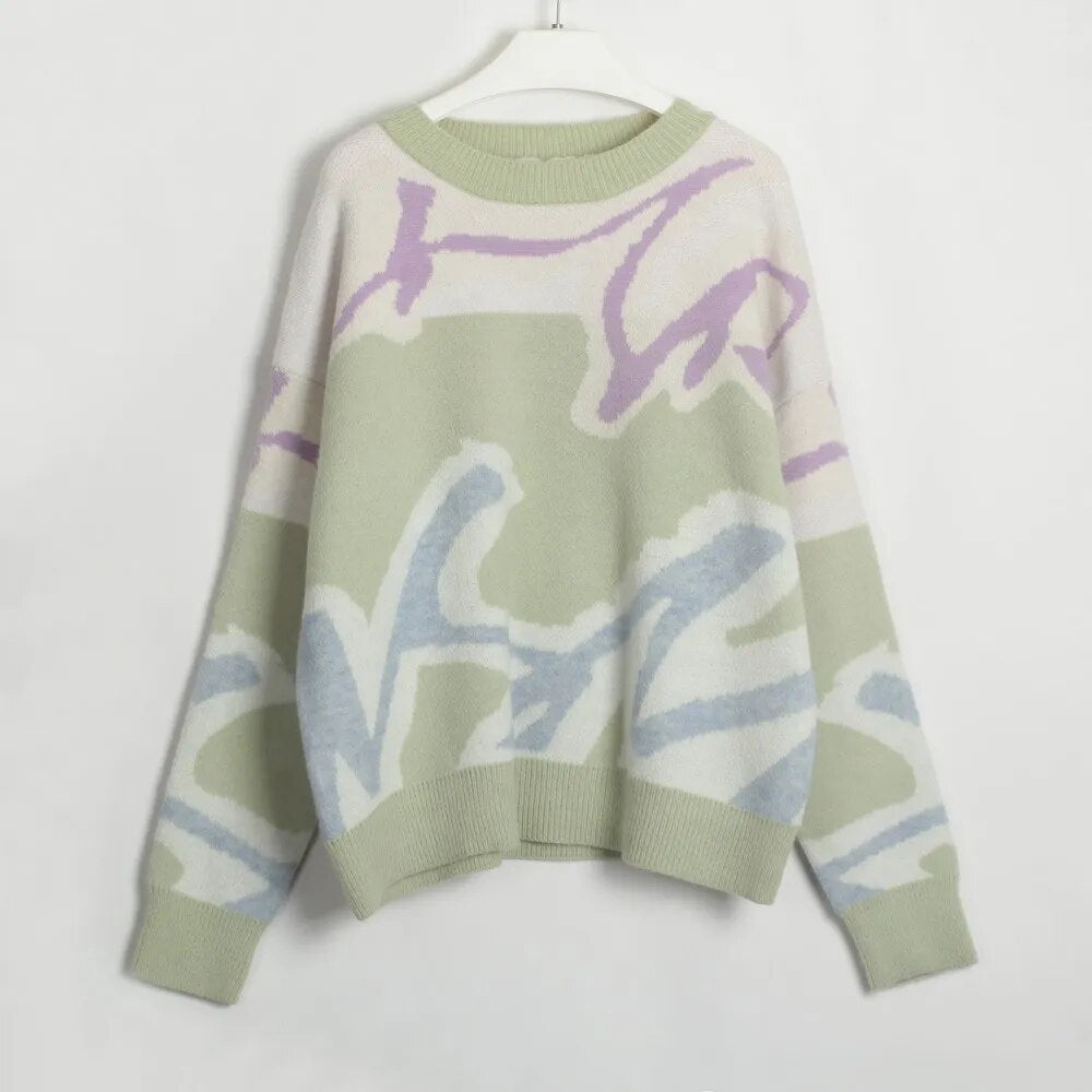 Ashley Oversize Knitted Women Sweater