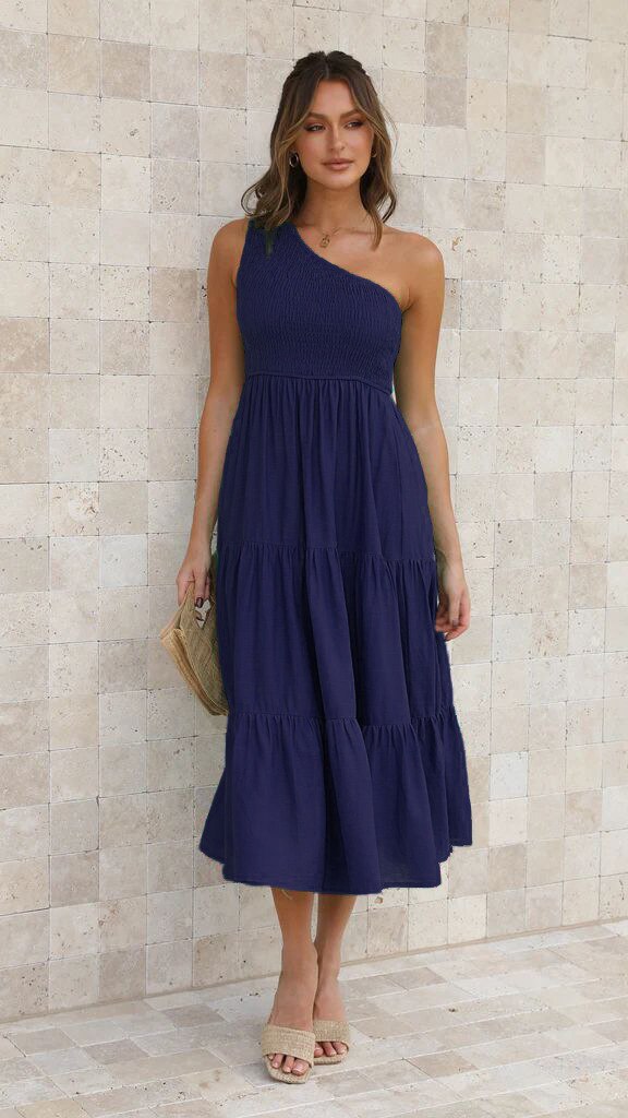 Zoe Shoulder Sleeveless Summer Dress