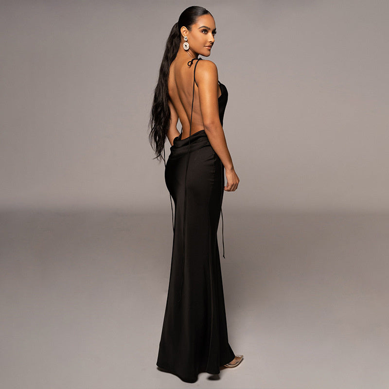 Amelia Backless Sleeveless Maxi Dress