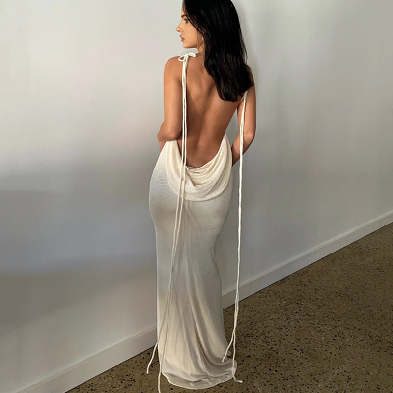 Melissa Backless Maxi Dress