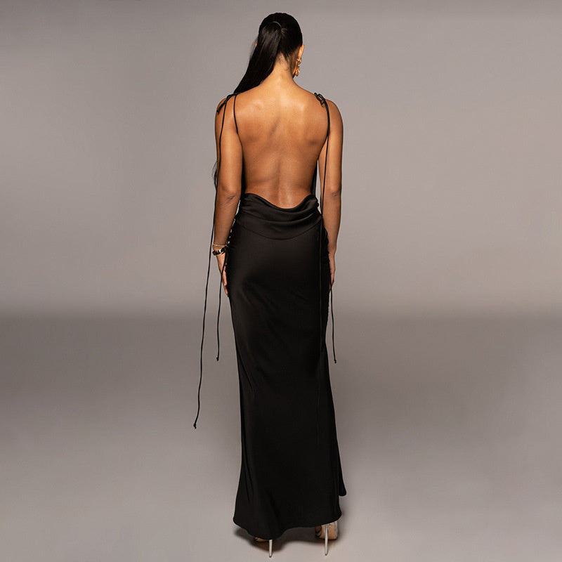 Amelia Backless Sleeveless Maxi Dress