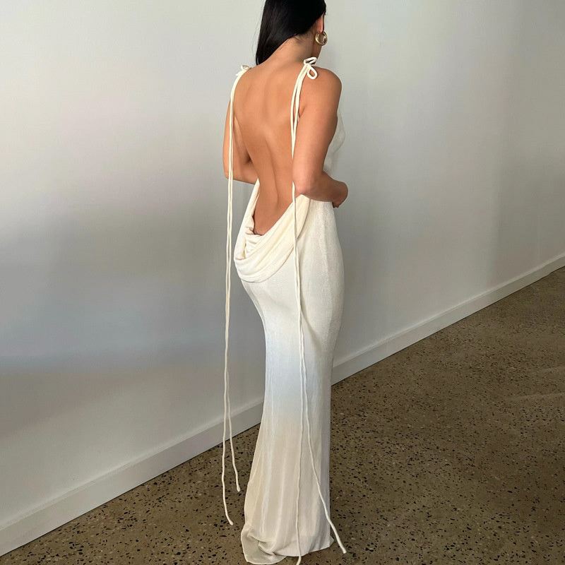 Melissa Backless Maxi Dress