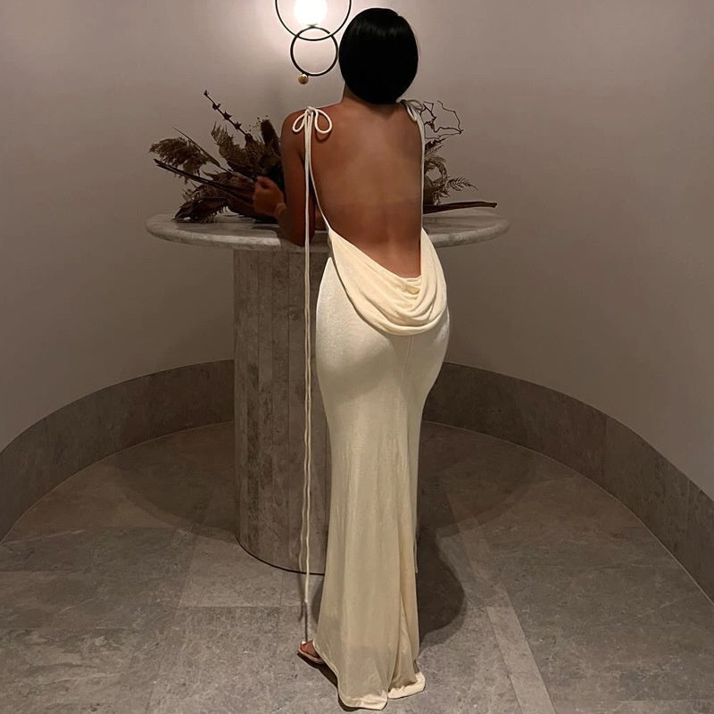 Melissa Backless Maxi Dress