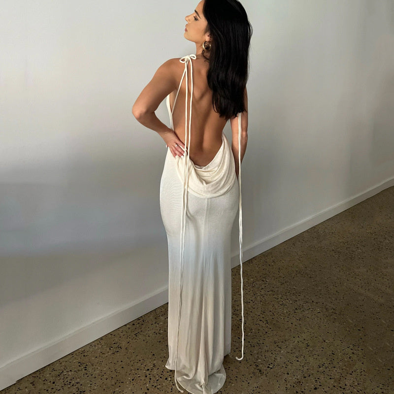 Melissa Backless Maxi Dress