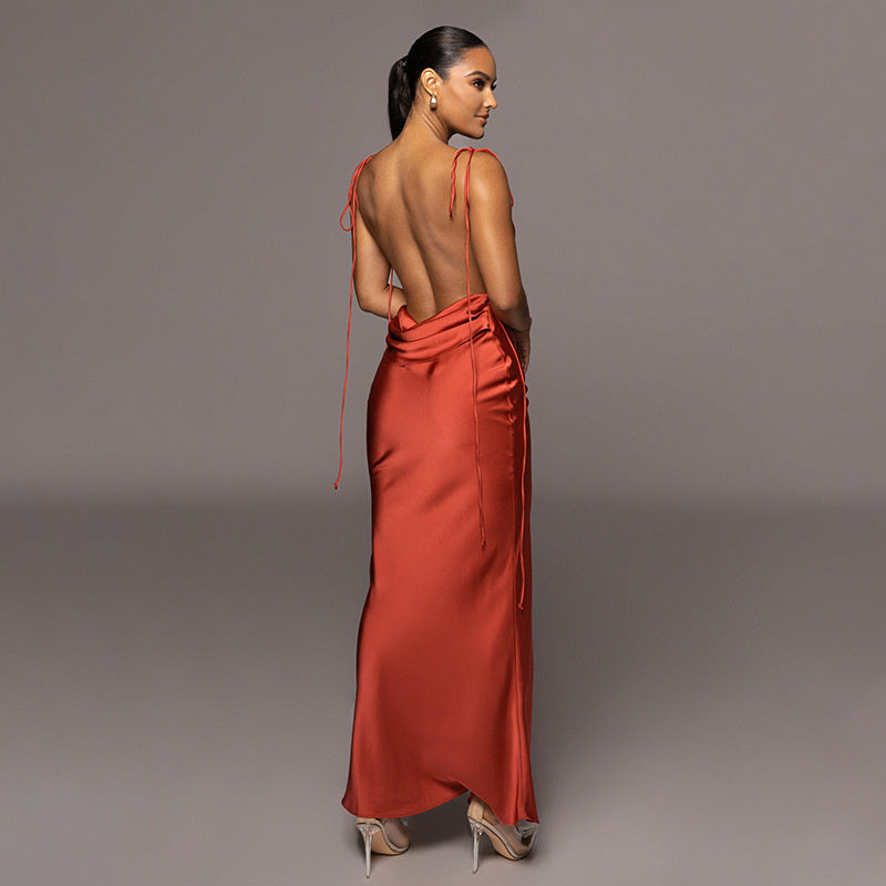 Amelia Backless Sleeveless Maxi Dress