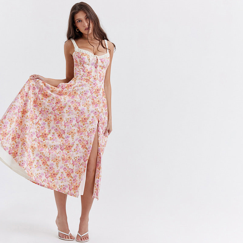 Laurie Floral Print Midi Dress