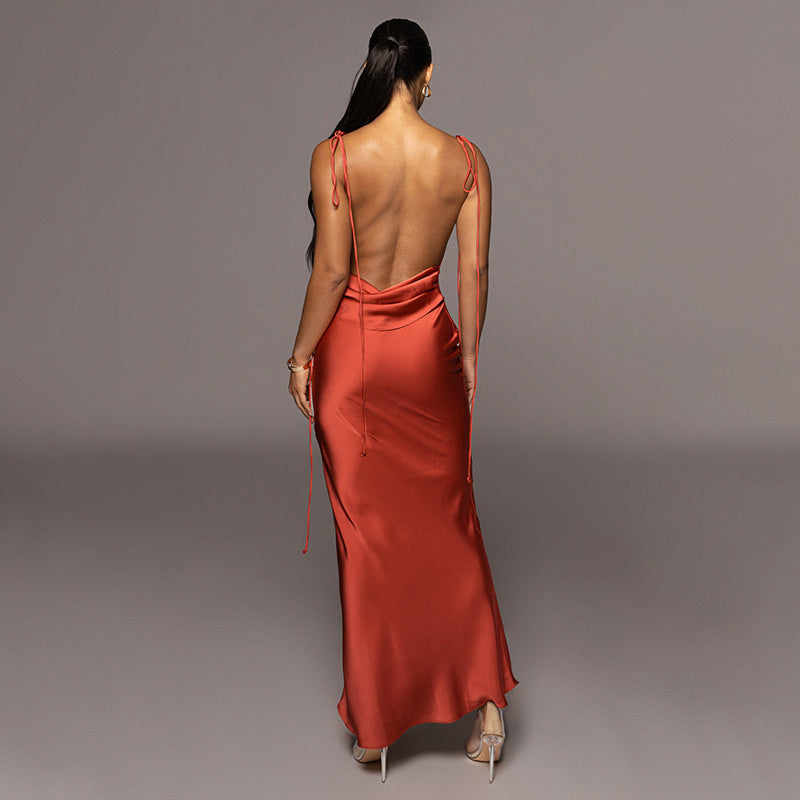 Amelia Backless Sleeveless Maxi Dress