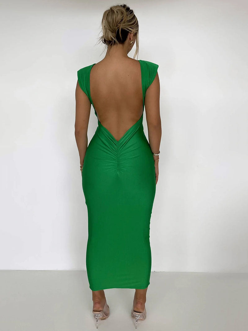 Patricia Backless Maxi Dress