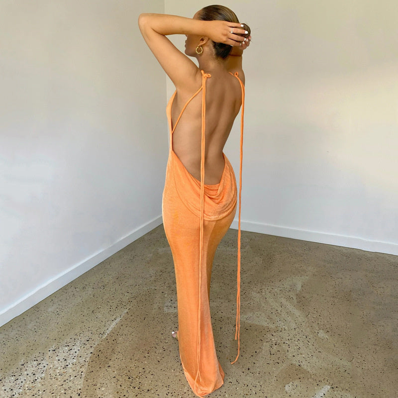 Melissa Backless Maxi Dress