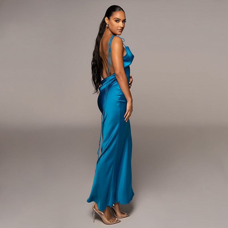 Amelia Backless Sleeveless Maxi Dress