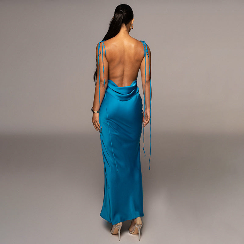 Amelia Backless Sleeveless Maxi Dress