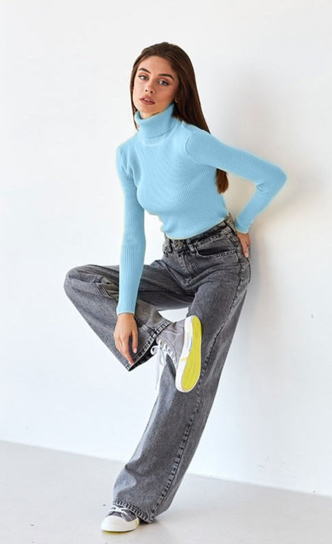 Nikki Turtleneck Soft Warm Women Sweater