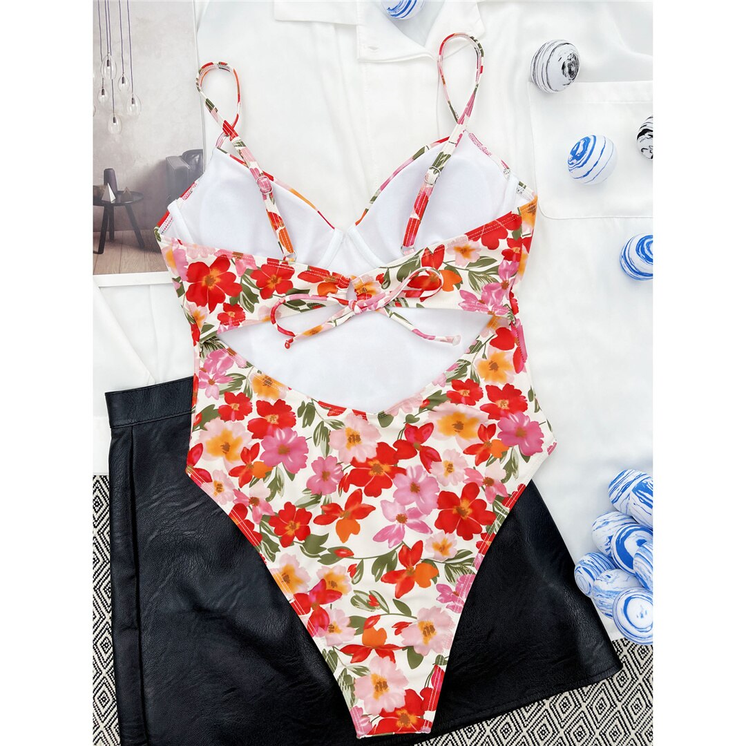 Veronica Floral Printed Underwired Monokini