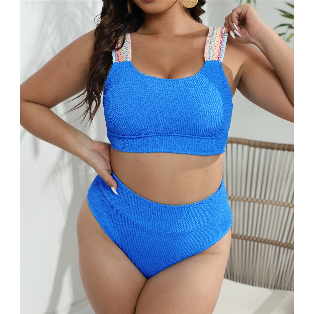 Monica Wrinkled Bikini Plus Size Bikini