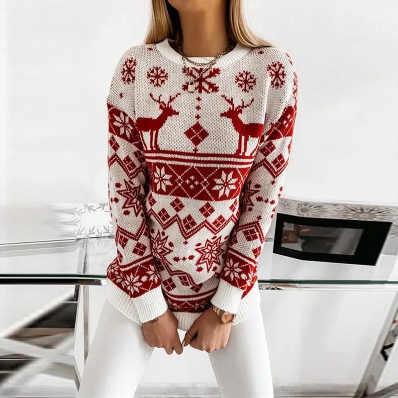 Amanda Casual Loose Long Sleeve Women Sweater