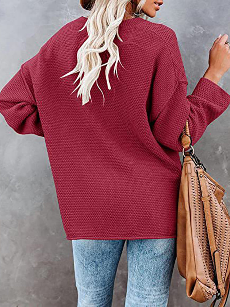 Whitney Vintage Long Sleeve Women Sweater