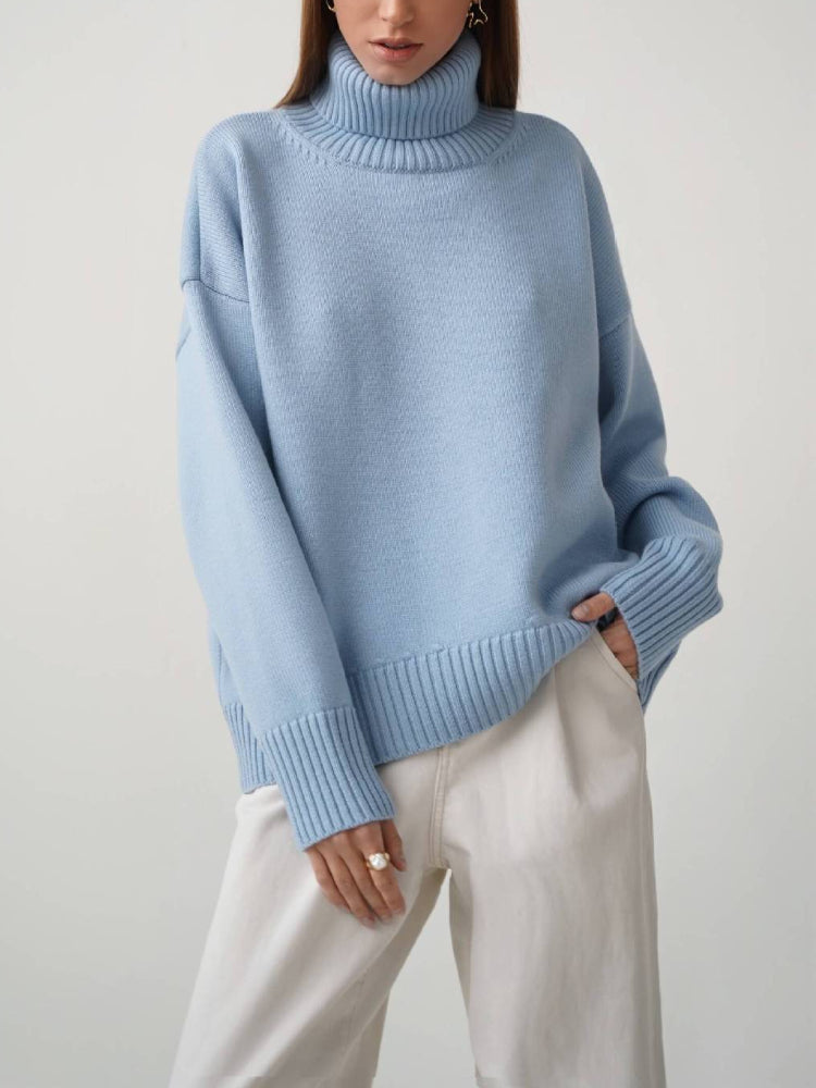 Kathy Oversized Casual Loose Knitted Women Jumper