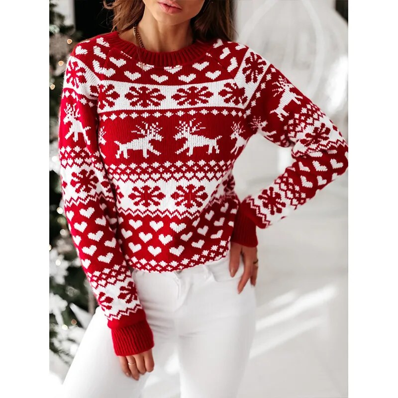 Lucy Knit Long Sleeve Women Sweater