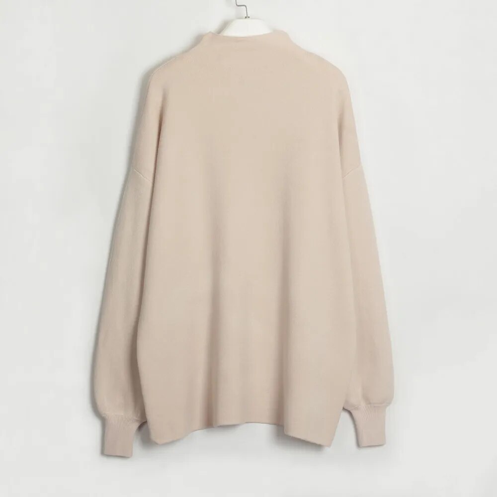 Carmen Long Sleeve Solid Women Sweater