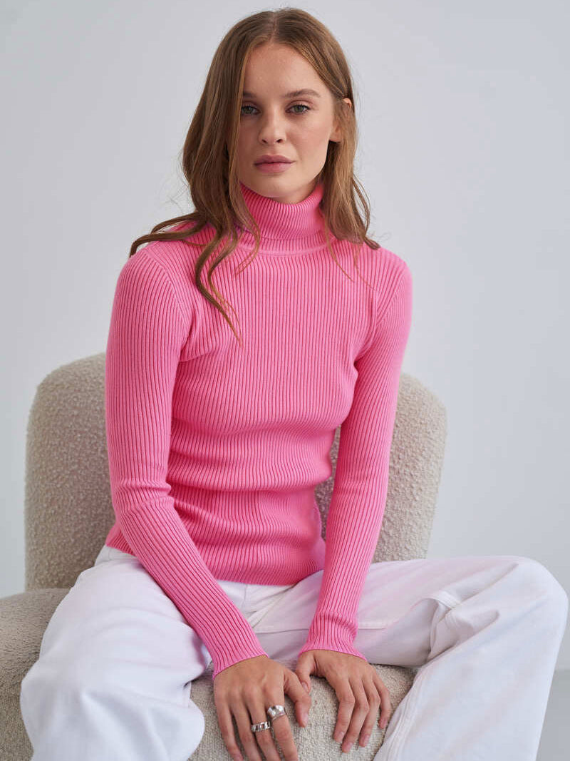 Laura Turtleneck Slim Women Sweater