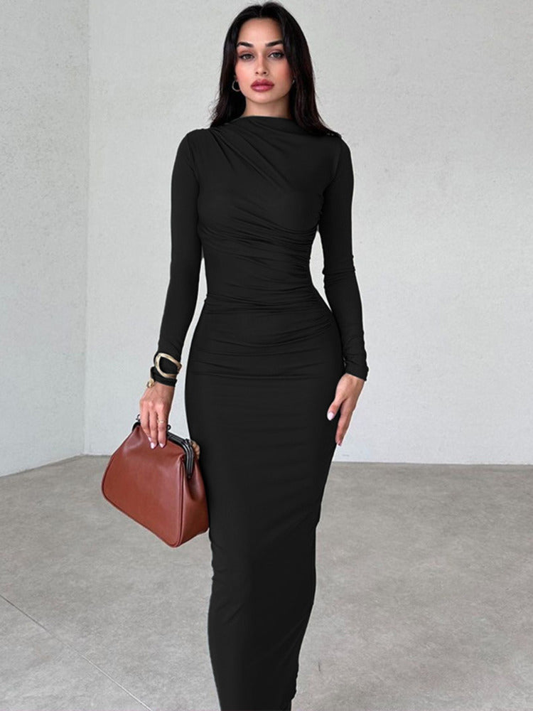 Denise Long Sleeve Sexy Maxi Dress