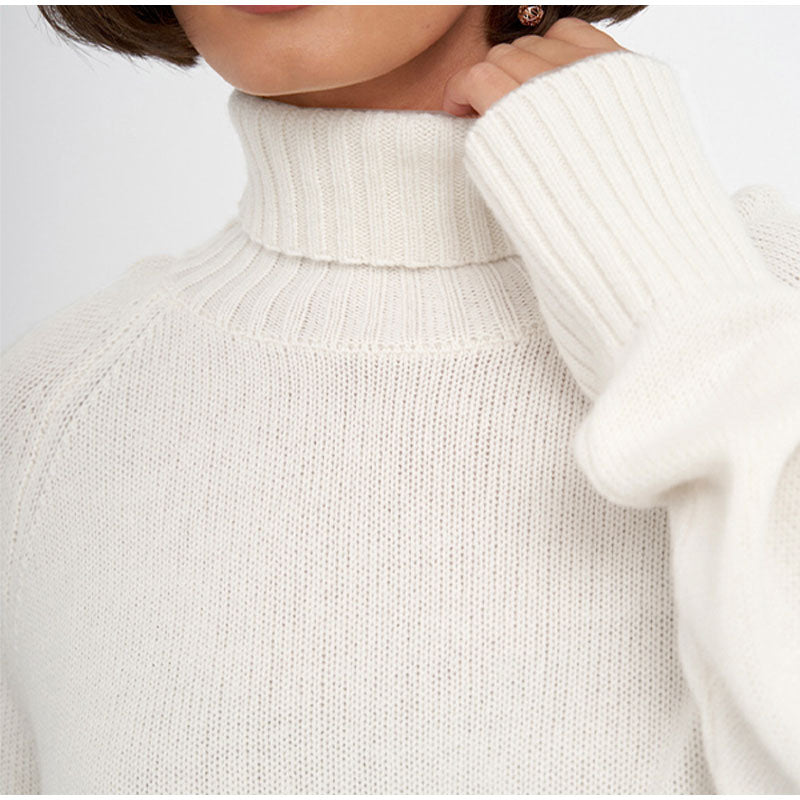 Gloria Turtleneck Raglan Sleeves Women Sweater