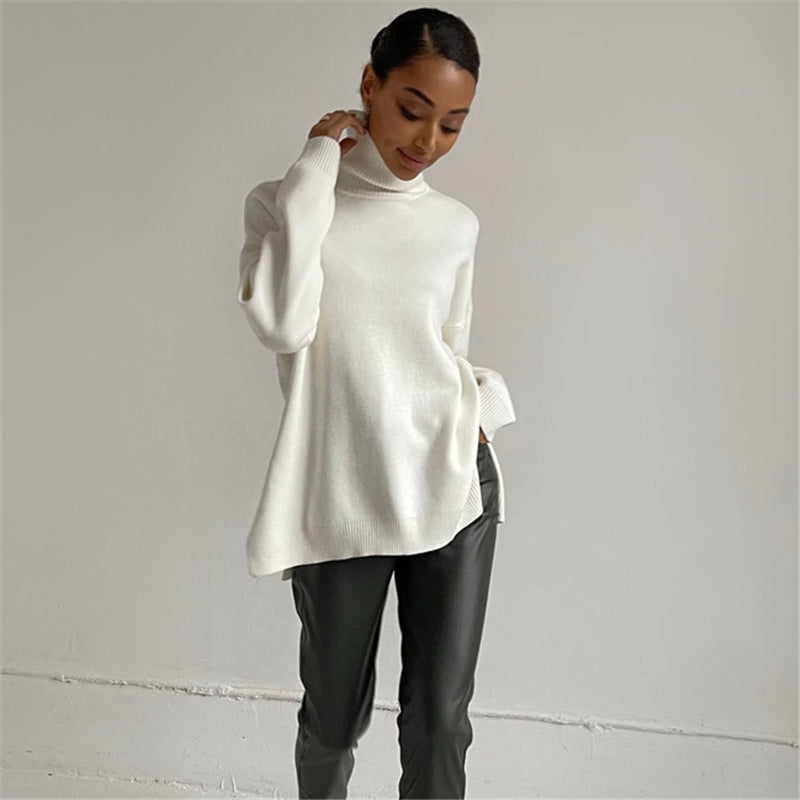 Paula Turtleneck Oversized Casual Women Sweater