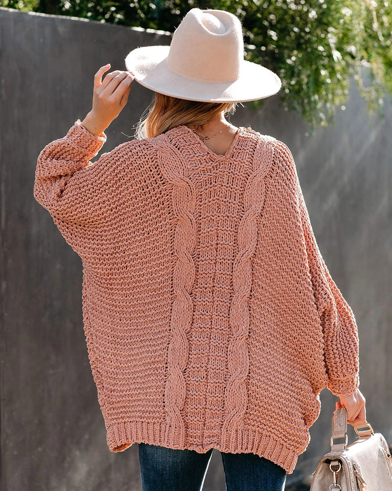 Paris Oversize Sleeve Boho Knitted Women Sweater