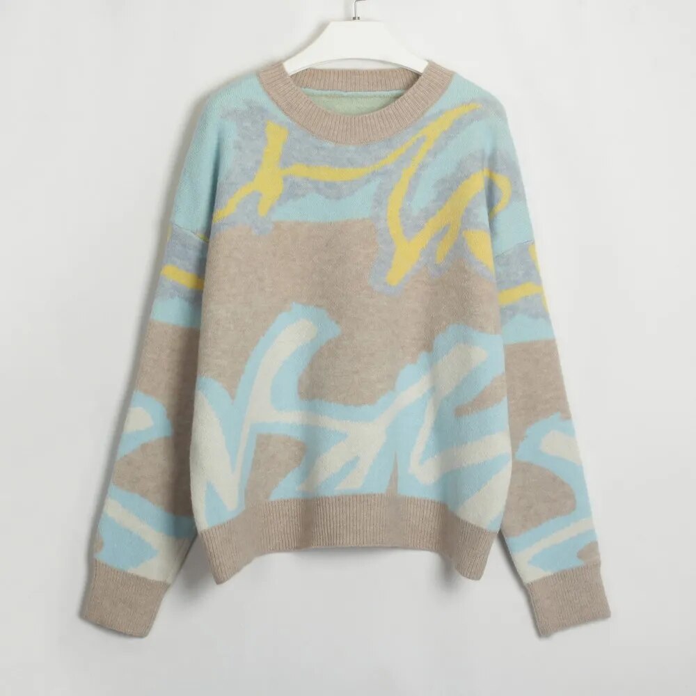 Ashley Oversize Knitted Women Sweater