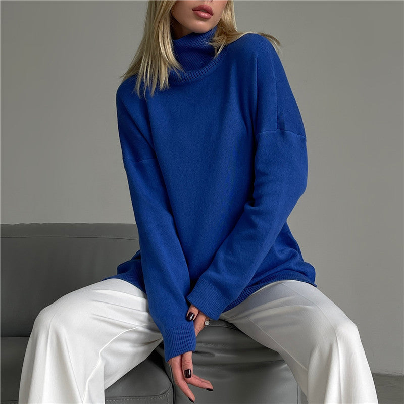 Paula Turtleneck Oversized Casual Women Sweater