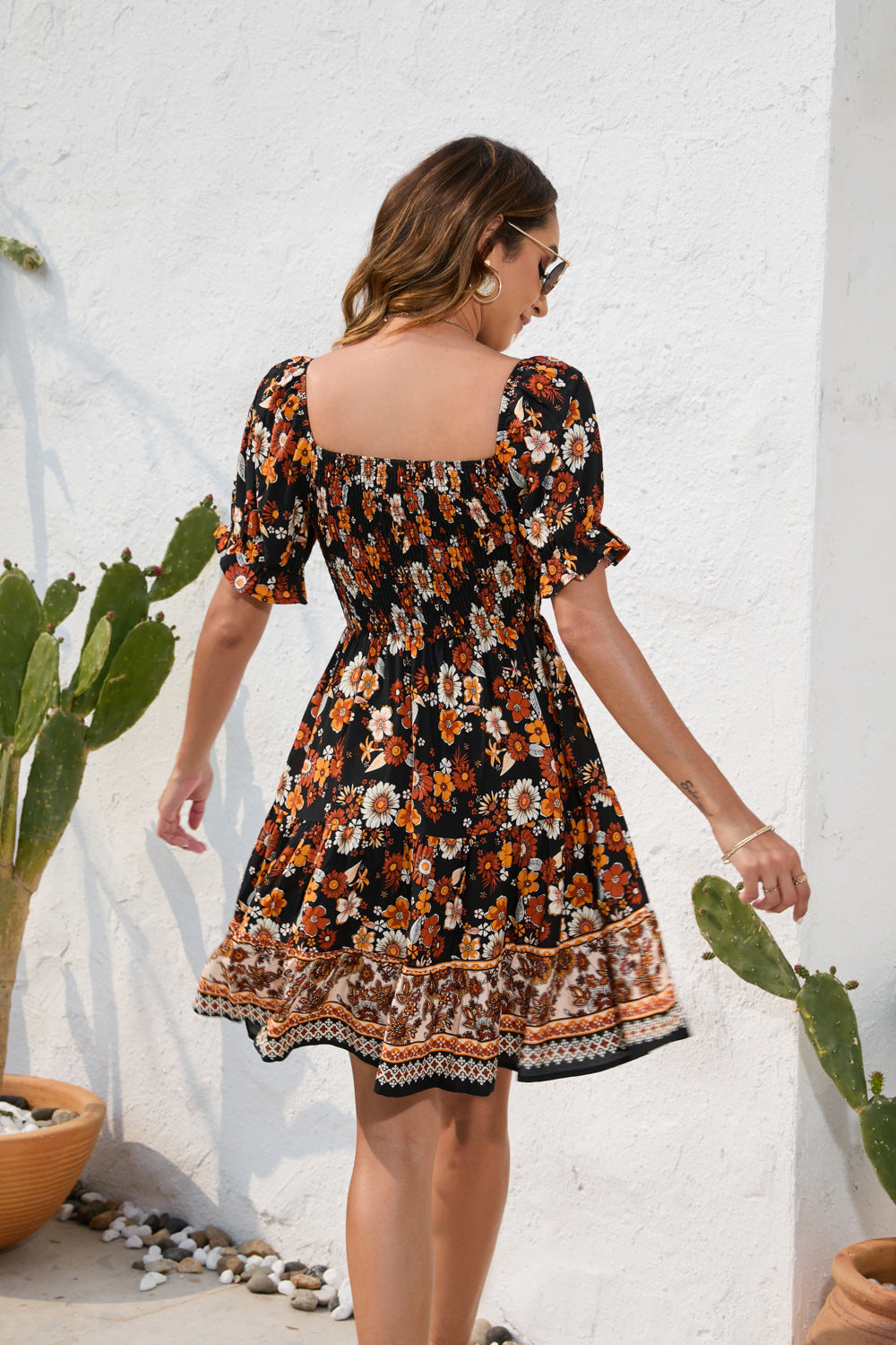 Zoe Summer Floral Mini Dress