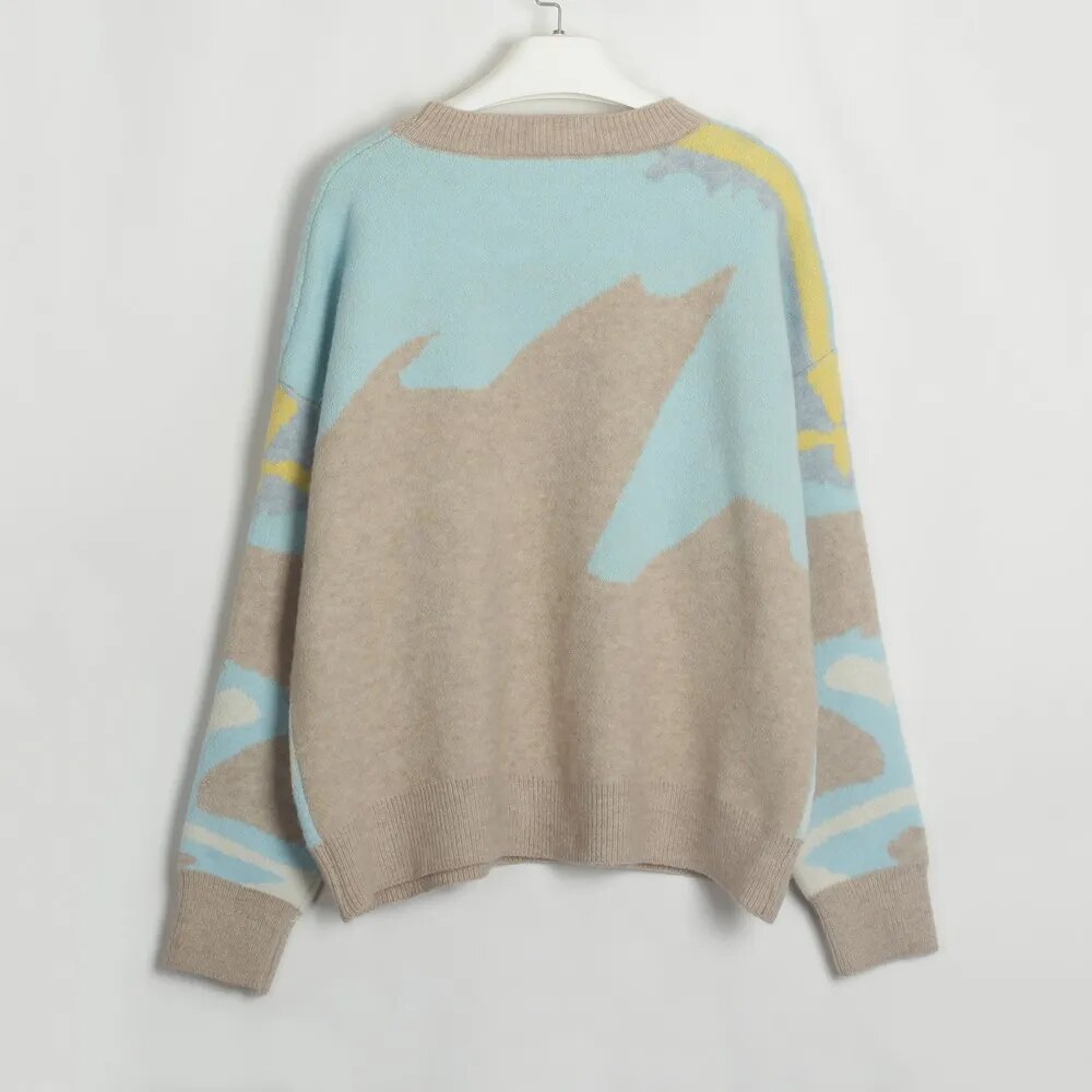 Ashley Oversize Knitted Women Sweater