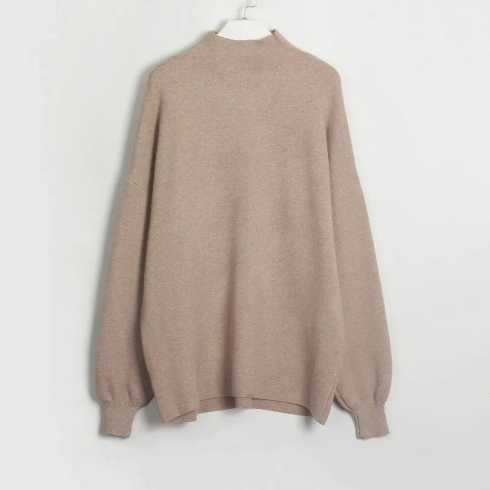 Carmen Long Sleeve Solid Women Sweater