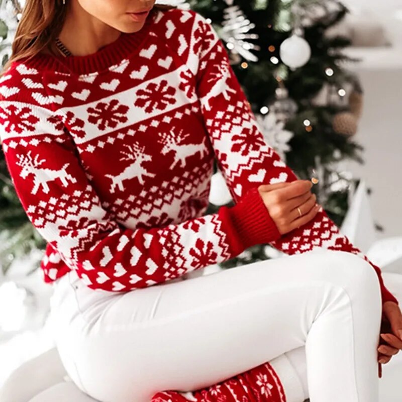 Lucy Knit Long Sleeve Women Sweater