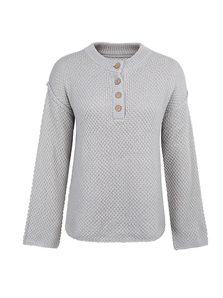 Whitney Vintage Long Sleeve Women Sweater