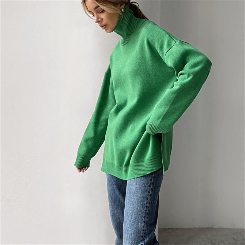 Paula Turtleneck Oversized Casual Women Sweater