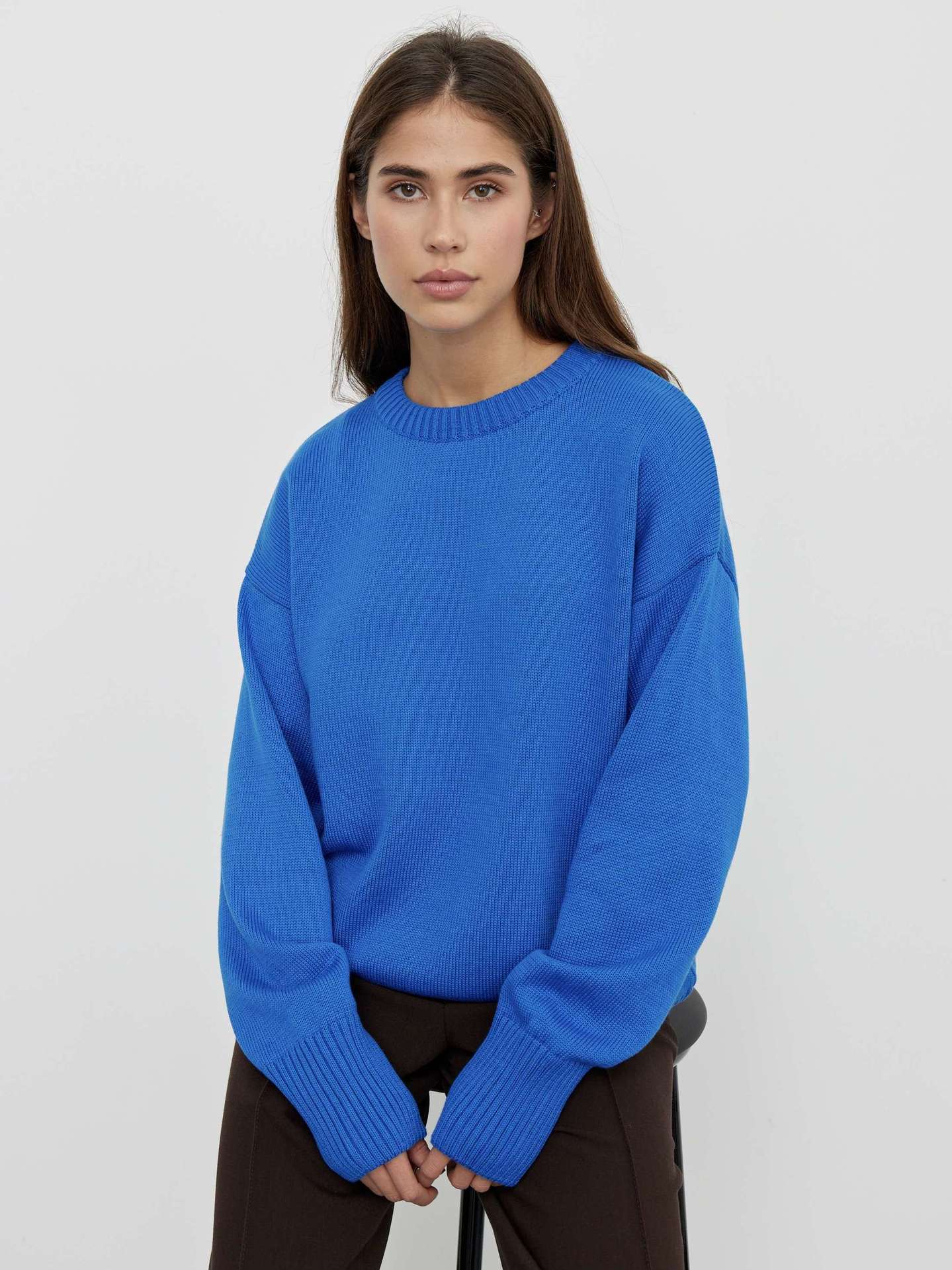 Wendy O Neck Oversized Casual Women Sweater