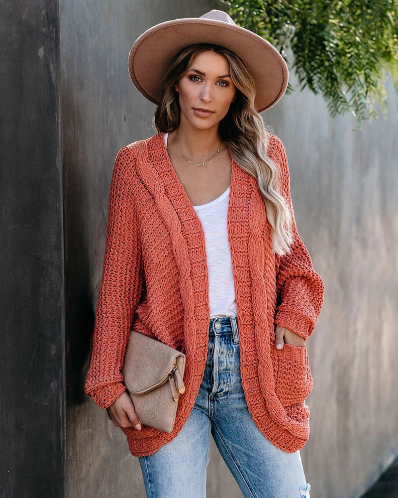 Paris Oversize Sleeve Boho Knitted Women Sweater