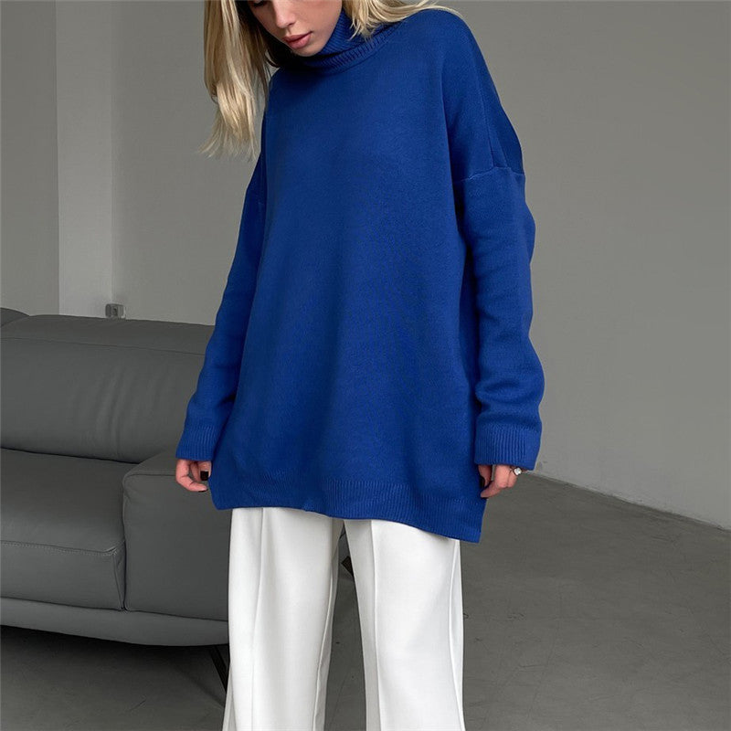 Paula Turtleneck Oversized Casual Women Sweater