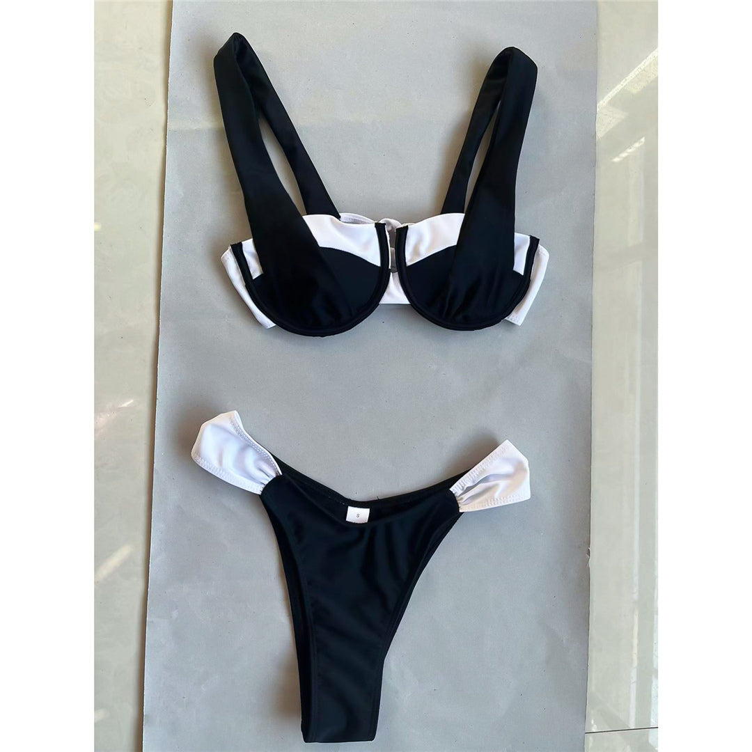 Janet Splicing Underwired High Leg Cut Bikini