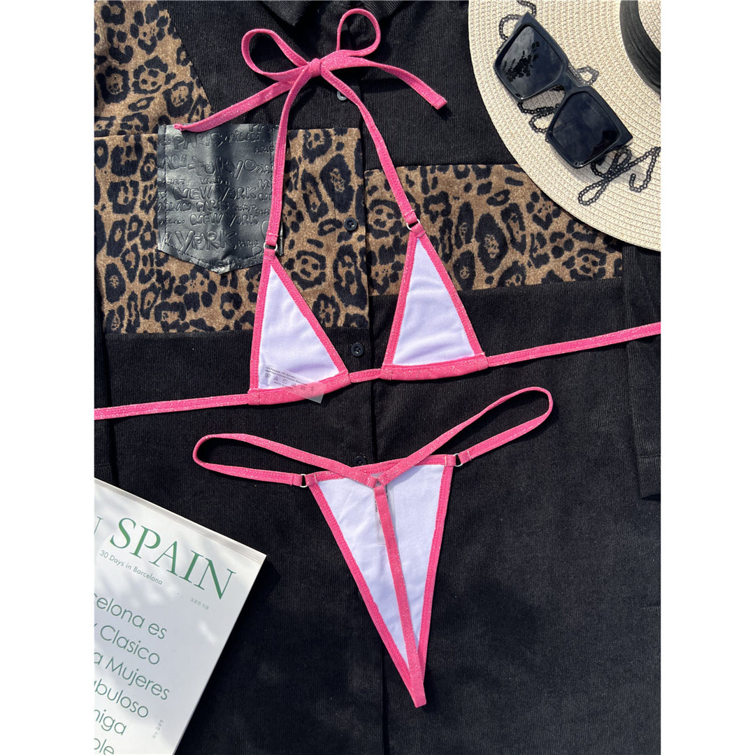 Lisa Sexy Mini Thong Glitter Bikini