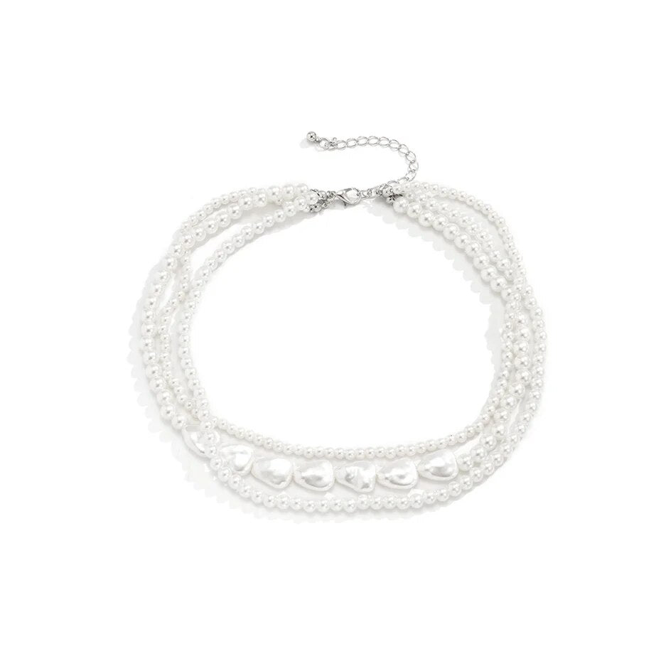 Irene Multilayer Pearl Necklace