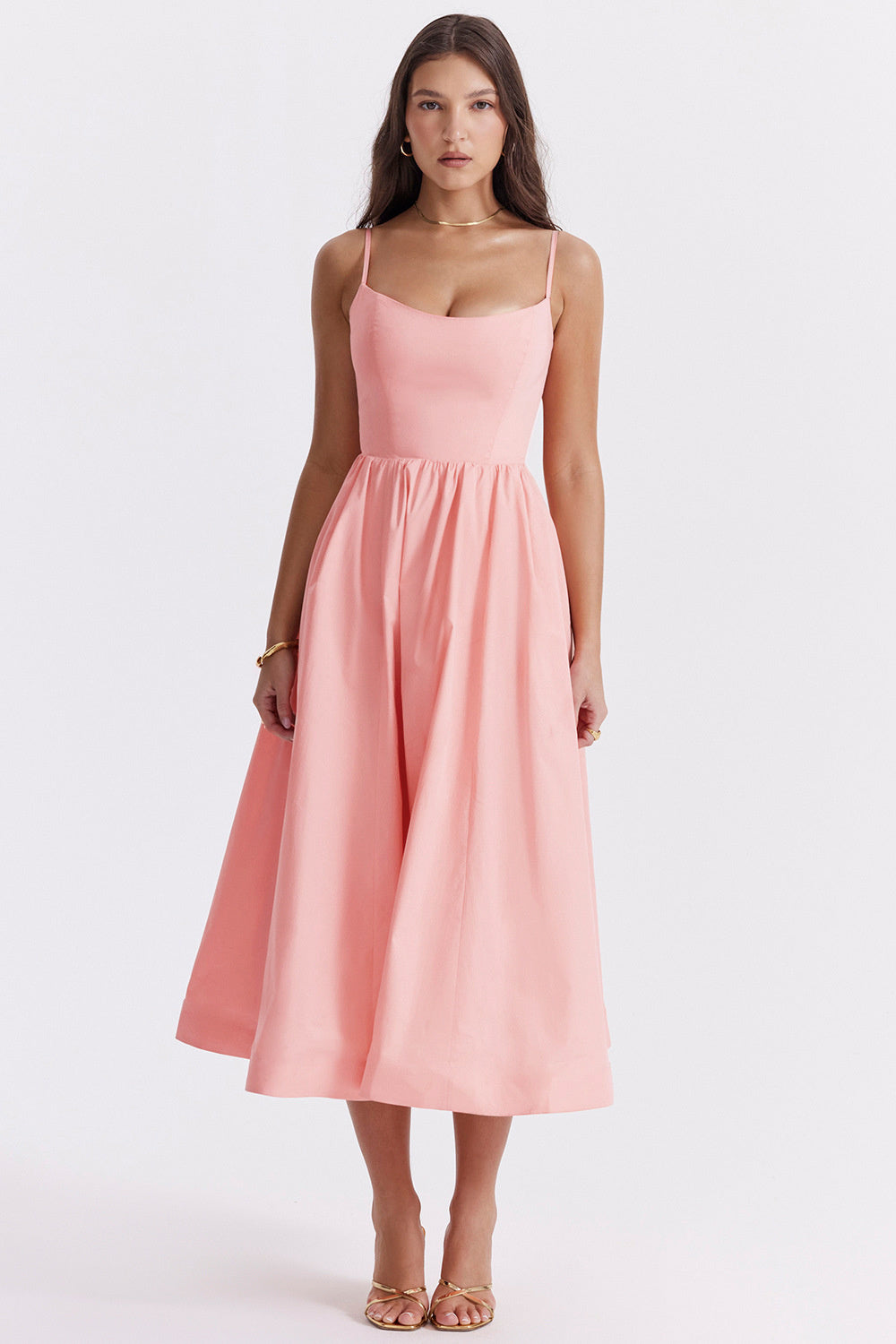 Valerie A-line Loose Midi Dress