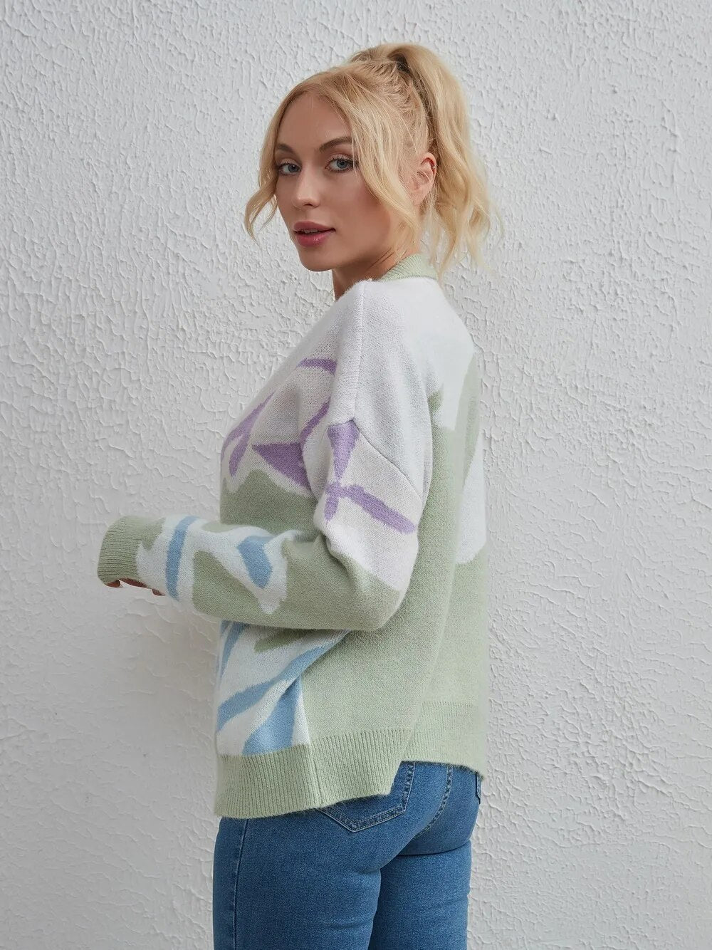 Ashley Oversize Knitted Women Sweater