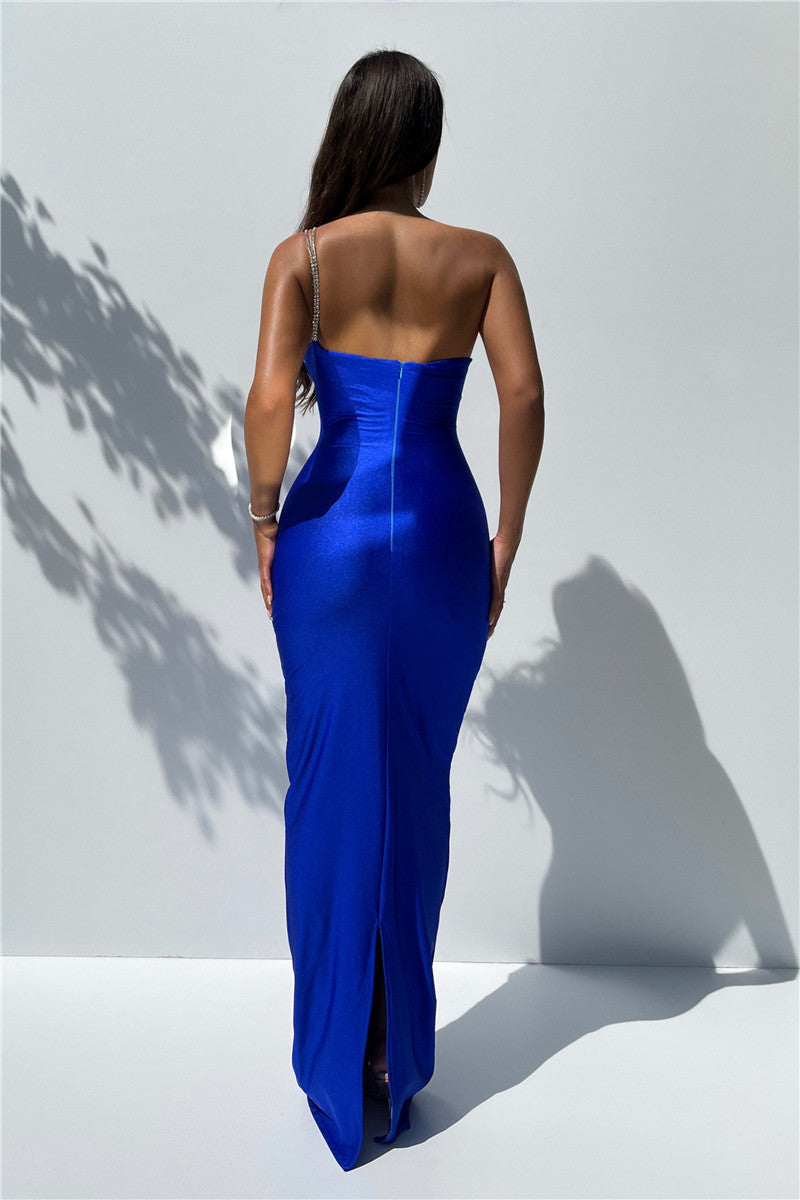 Joan One Shoulder Backless Sexy Maxi Dress